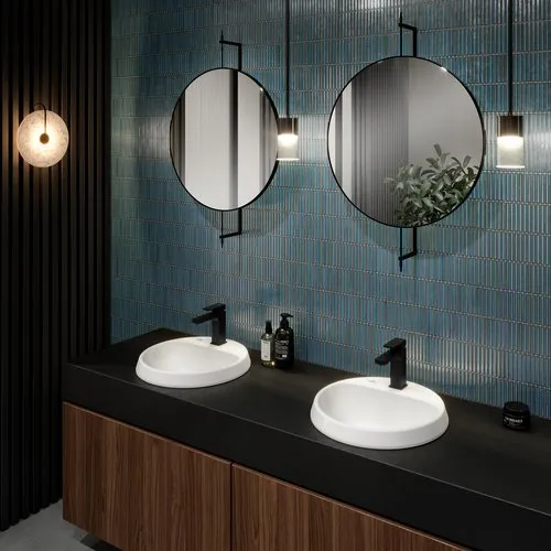Bild von VILLEROY BOCH Architectura Einbauwaschbecken, 450 x 450 x 170 mm, Weiß Alpin, ohne Überlauf, Unterseite nicht glasiert #5A654601