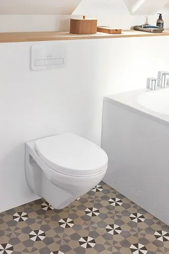 Obrázek VILLEROY BOCH WC sedátko O.novo, s měkkým zavíráním, s odnímatelným sedátkem (QuickRelease), White Alpine #8M43S101