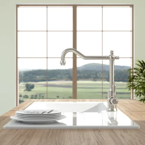 Bild von VILLEROY BOCH Avia 2.0 Niederdruck Küchenarmatur, aus Edelstahl, Edelstahl massiv #924011LC