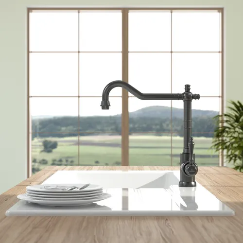 Obrázek VILLEROY BOCH Avia 2.0 Kitchen tap, of Stainless steel, Anthracite #92400005