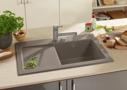 Obrázek VILLEROY BOCH Como Kitchen tap, of Stainless steel, Solid stainless steel #925100LC