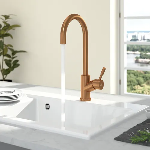 Obrázek VILLEROY BOCH Umbrella Kitchen tap, of Stainless steel, Bronze #92530004