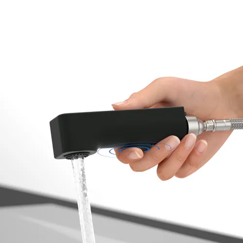 Obrázek VILLEROY BOCH Junis Shower Kitchen tap, of Stainless steel, Matt Black #92810006
