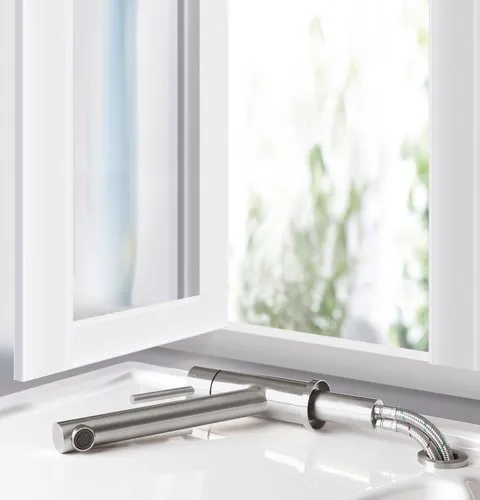 Bild von VILLEROY BOCH Como Window Küchenarmatur, aus Edelstahl, Edelstahl massiv #925700LC