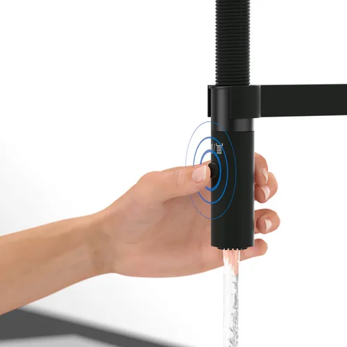 Obrázek VILLEROY BOCH Steel Expert 2.0 Kitchen tap, of Stainless steel, Matt Black #92800006