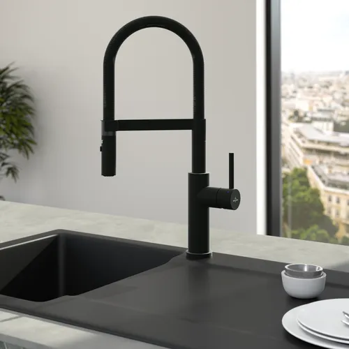 Obrázek VILLEROY BOCH Steel Expert 2.0 Kitchen tap, of Stainless steel, Matt Black #92800006