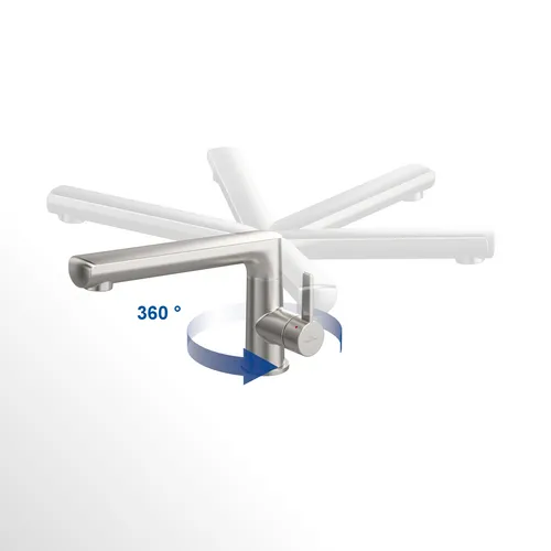 Bild von VILLEROY BOCH Sorano Sky Küchenarmatur, aus Edelstahl, Edelstahl massiv #926700LC