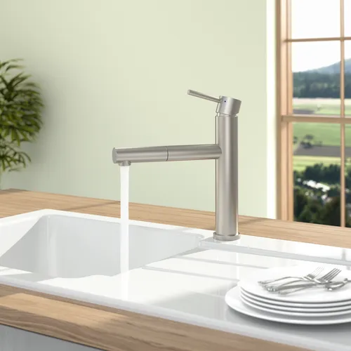 Obrázek VILLEROY BOCH Como Sky Shower Kitchen tap, of Stainless steel, Solid stainless steel #927900LC