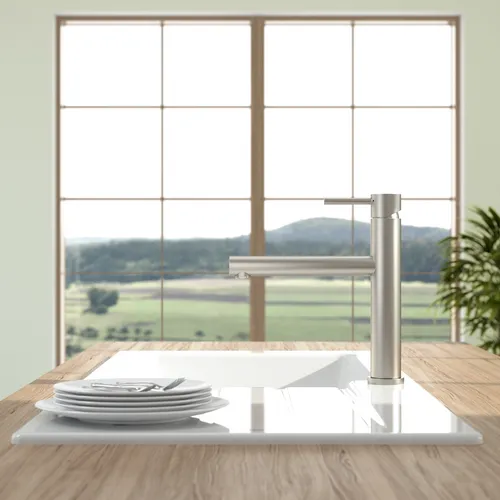 Bild von VILLEROY BOCH Como Sky Küchenarmatur, aus Edelstahl, Edelstahl massiv #927800LC