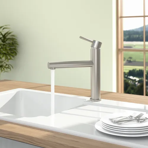 Bild von VILLEROY BOCH Como Sky Küchenarmatur, aus Edelstahl, Edelstahl massiv #927800LC