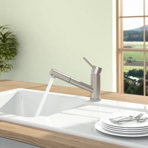 Bild von VILLEROY BOCH Como Shower Window Küchenarmatur, aus Edelstahl, Edelstahl massiv #925800LC