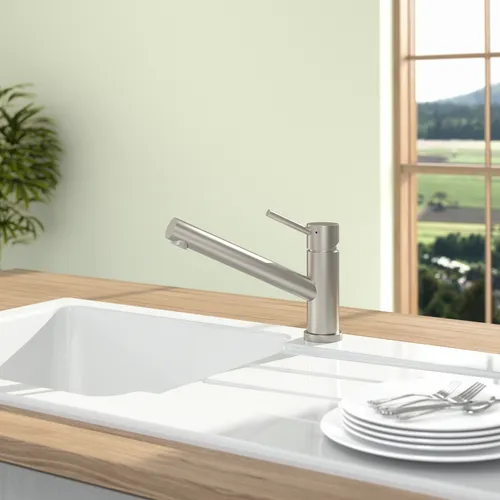 Bild von VILLEROY BOCH Como Window Küchenarmatur, aus Edelstahl, Edelstahl massiv #925700LC