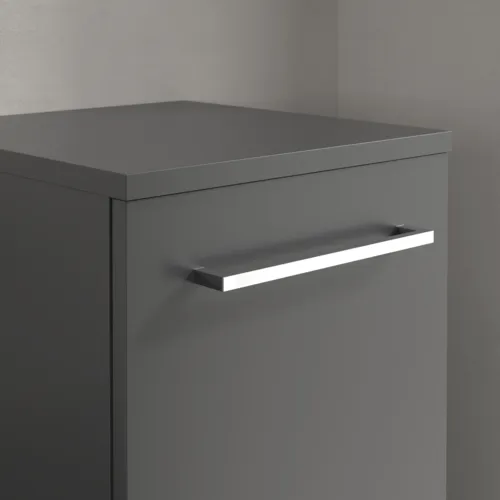 VILLEROY BOCH Avento Seitenschrank, 1 Tür, 347 x 888 x 405 mm, Graphite #A89501VR, Bild 6