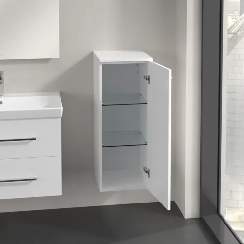 Bild von VILLEROY BOCH Avento Seitenschrank, 1 Tür, 347 x 888 x 405 mm, Brilliant White #A89501VE