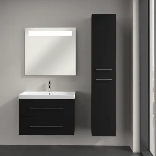 Bild von VILLEROY BOCH Avento Hochschrank, 2 Türen, 346 x 1760 x 404 mm, Volcano Black #A89401VL