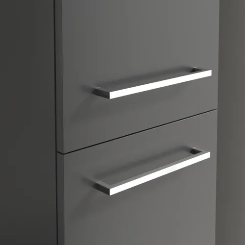 Bild von VILLEROY BOCH Avento Hochschrank, 2 Türen, 346 x 1760 x 404 mm, Graphite #A89401VR