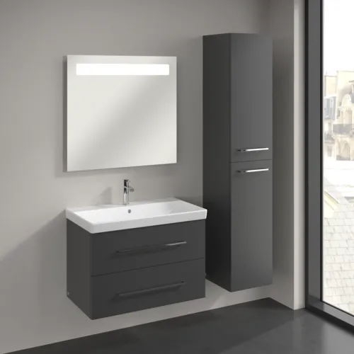 Bild von VILLEROY BOCH Avento Hochschrank, 2 Türen, 346 x 1760 x 404 mm, Graphite #A89401VR