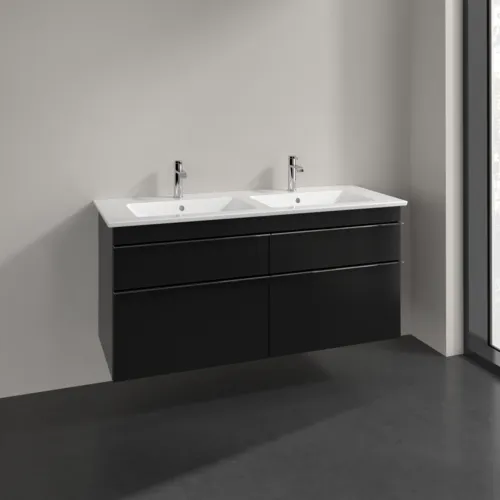 Bild von VILLEROY BOCH Venticello Waschbeckenunterschrank, 4 Auszüge, 1253 x 590 x 502 mm, Volcano Black / Volcano Black #A93001VL