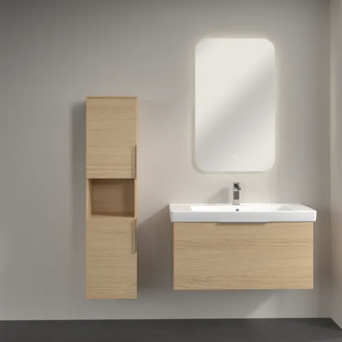Bild von VILLEROY BOCH Architectura Hochschrank, 2 Türen, 350 x 1400 x 364 mm, Nordic Oak #B89700VJ