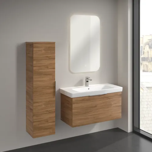 Bild von VILLEROY BOCH Architectura Hochschrank, 1 Tür, 350 x 1400 x 364 mm, Kansas Oak #B89600RH