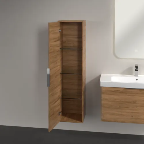 Bild von VILLEROY BOCH Architectura Hochschrank, 1 Tür, 350 x 1400 x 364 mm, Kansas Oak #B89600RH