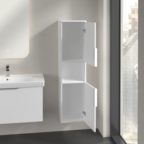 Bild von VILLEROY BOCH Architectura Hochschrank, 2 Türen, 350 x 1400 x 364 mm, White Matt #B89701MS