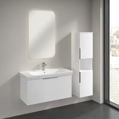 Bild von VILLEROY BOCH Architectura Hochschrank, 2 Türen, 350 x 1400 x 364 mm, White Matt #B89701MS