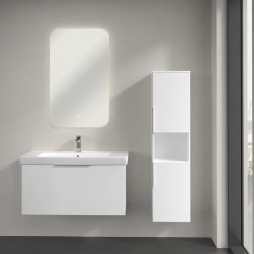 Bild von VILLEROY BOCH Architectura Hochschrank, 2 Türen, 350 x 1400 x 364 mm, White Matt #B89701MS