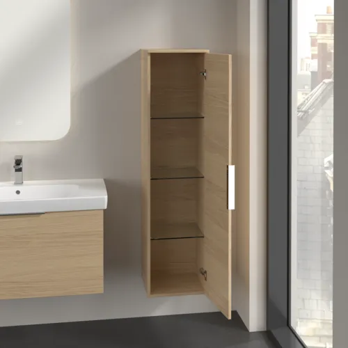 VILLEROY BOCH Architectura Hochschrank, 1 Tür, 350 x 1400 x 364 mm, Nordic Oak #B89601VJ, Bild 5