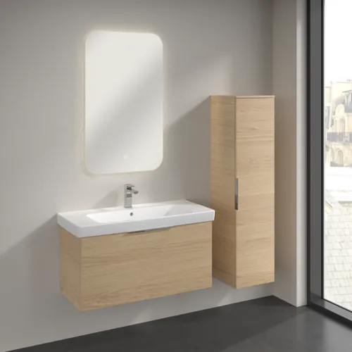 VILLEROY BOCH Architectura Hochschrank, 1 Tür, 350 x 1400 x 364 mm, Nordic Oak #B89601VJ, Bild 3