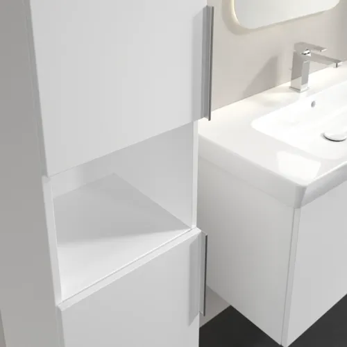 Bild von VILLEROY BOCH Architectura Hochschrank, 2 Türen, 350 x 1400 x 364 mm, White Matt #B89700MS