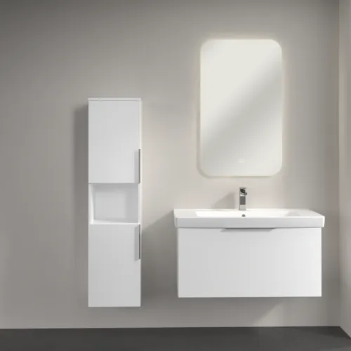 Bild von VILLEROY BOCH Architectura Hochschrank, 2 Türen, 350 x 1400 x 364 mm, White Matt #B89700MS