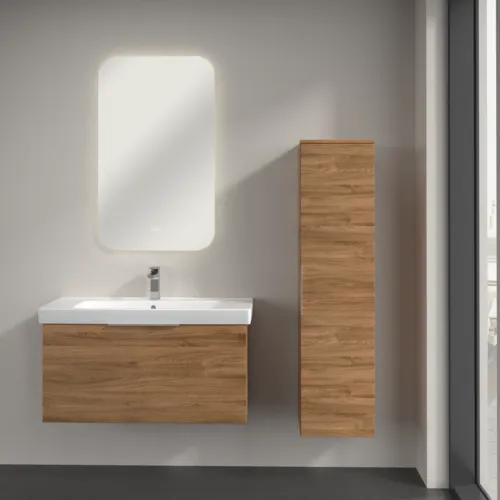 Bild von VILLEROY BOCH Architectura Hochschrank, 1 Tür, 350 x 1400 x 364 mm, Kansas Oak #B89601RH