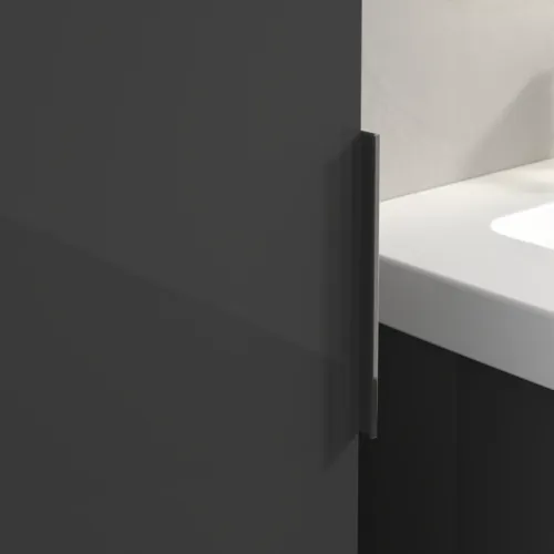 VILLEROY BOCH Architectura Hochschrank, 1 Tür, 350 x 1400 x 364 mm, Grey #B89600VT, Bild 6