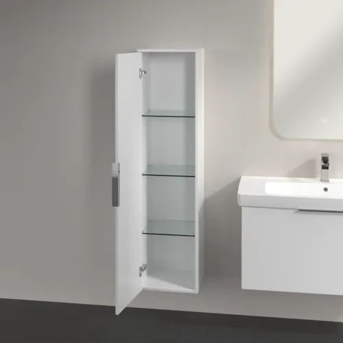 Bild von VILLEROY BOCH Architectura Hochschrank, 1 Tür, 350 x 1400 x 364 mm, White #B89600VS