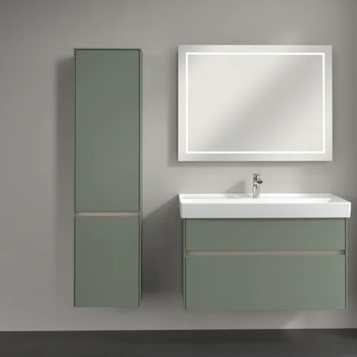 Bild von VILLEROY BOCH Collaro Hochschrank, 2 Türen, 404 x 1538 x 349 mm, Soft Green / Soft Green #C03300AF