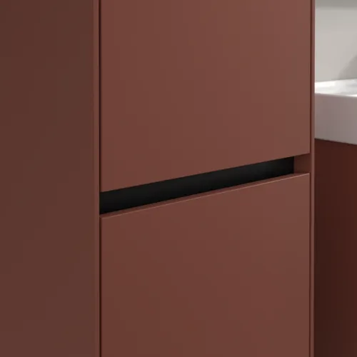 Bild von VILLEROY BOCH Collaro Hochschrank, 2 Türen, 404 x 1538 x 349 mm, Wine Red / Wine Red #C03300AH
