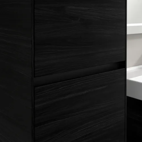 VILLEROY BOCH Collaro Hochschrank, 2 Türen, 454 x 1538 x 347 mm, Black Oak / Black Oak #C03400AB, Bild 8