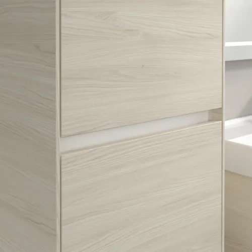 VILLEROY BOCH Collaro Hochschrank, 2 Türen, 454 x 1538 x 347 mm, White Oak / White Oak #C03400AA, Bild 8
