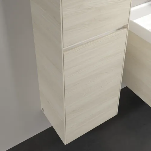 VILLEROY BOCH Collaro Hochschrank, 2 Türen, 454 x 1538 x 347 mm, White Oak / White Oak #C03400AA, Bild 7