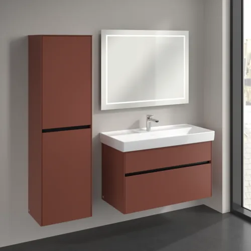 VILLEROY BOCH Collaro Hochschrank, 2 Türen, 454 x 1538 x 347 mm, Wine Red / Wine Red #C03400AH, Bild 3