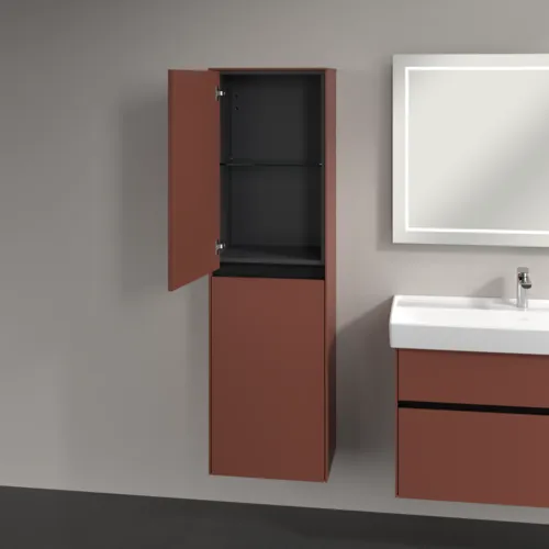 VILLEROY BOCH Collaro Hochschrank, 2 Türen, 454 x 1538 x 347 mm, Wine Red / Wine Red #C03400AH, Bild 5