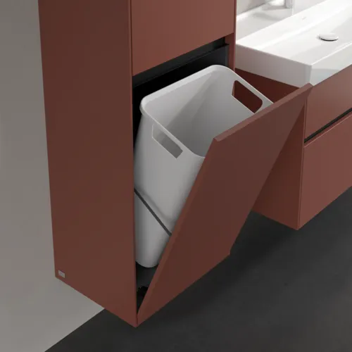 VILLEROY BOCH Collaro Hochschrank, 2 Türen, 454 x 1538 x 347 mm, Wine Red / Wine Red #C03400AH, Bild 6