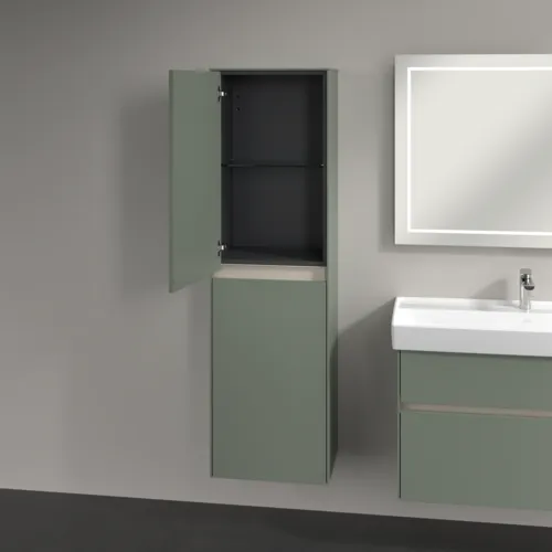 Bild von VILLEROY BOCH Collaro Hochschrank, 2 Türen, 454 x 1538 x 347 mm, Soft Green / Soft Green #C03400AF