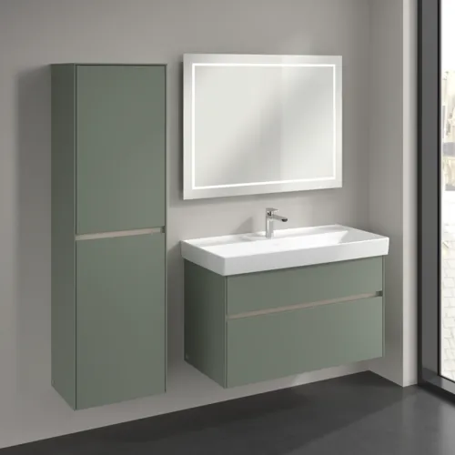 Bild von VILLEROY BOCH Collaro Hochschrank, 2 Türen, 454 x 1538 x 347 mm, Soft Green / Soft Green #C03400AF