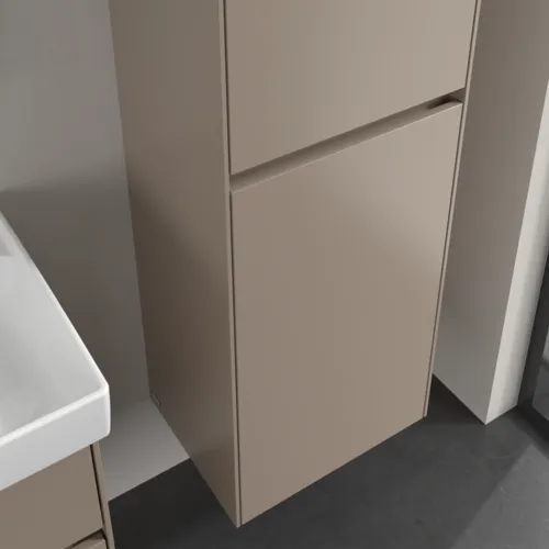 Bild von VILLEROY BOCH Collaro Hochschrank, 2 Türen, 454 x 1538 x 347 mm, Taupe / Taupe #C03401VM