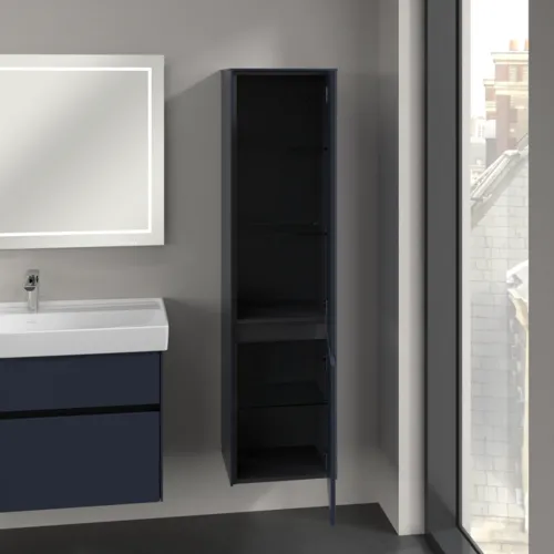 Bild von VILLEROY BOCH Collaro Hochschrank, 2 Türen, 404 x 1538 x 349 mm, Marine Blue / Marine Blue #C03301VQ
