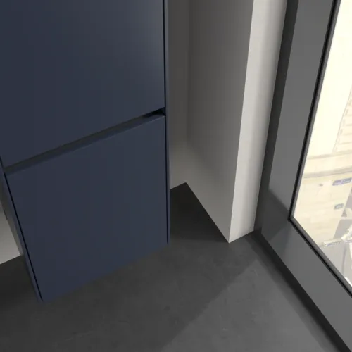 Bild von VILLEROY BOCH Collaro Hochschrank, 2 Türen, 404 x 1538 x 349 mm, Marine Blue / Marine Blue #C03301VQ