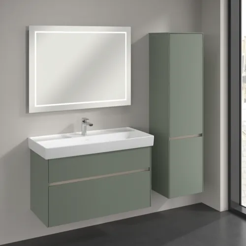 Bild von VILLEROY BOCH Collaro Hochschrank, 2 Türen, 404 x 1538 x 349 mm, Soft Green / Soft Green #C03301AF