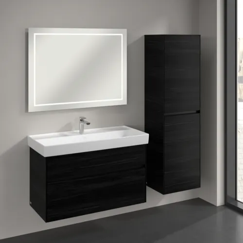 Bild von VILLEROY BOCH Collaro Hochschrank, 2 Türen, 454 x 1538 x 347 mm, Black Oak / Black Oak #C03401AB